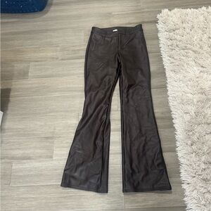 Calzedonia faux leather pants dark brown